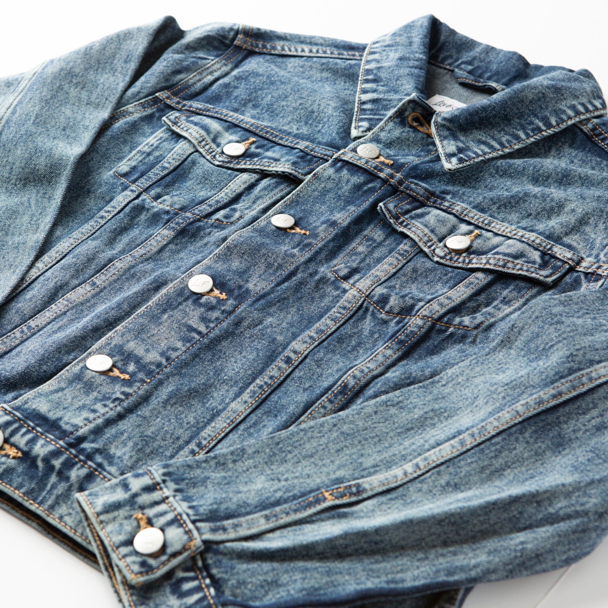 Vintage Washed Spirit Lead Me Denim Jacket - Image 4