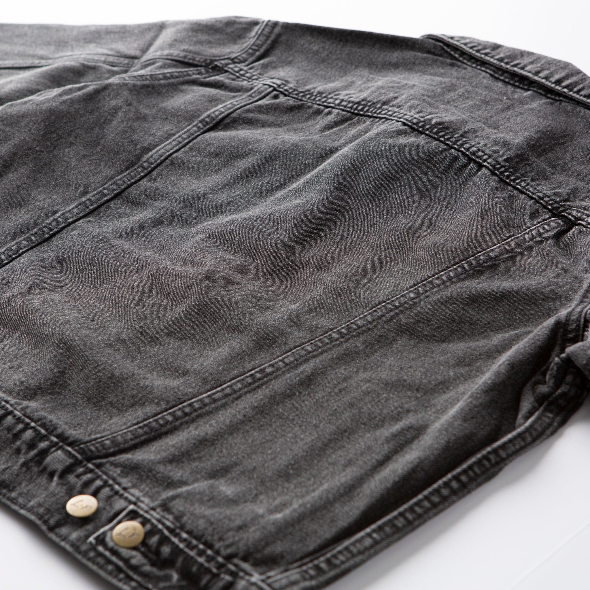 Vintage Washed Faith Over Fear Denim Jacket - Image 6