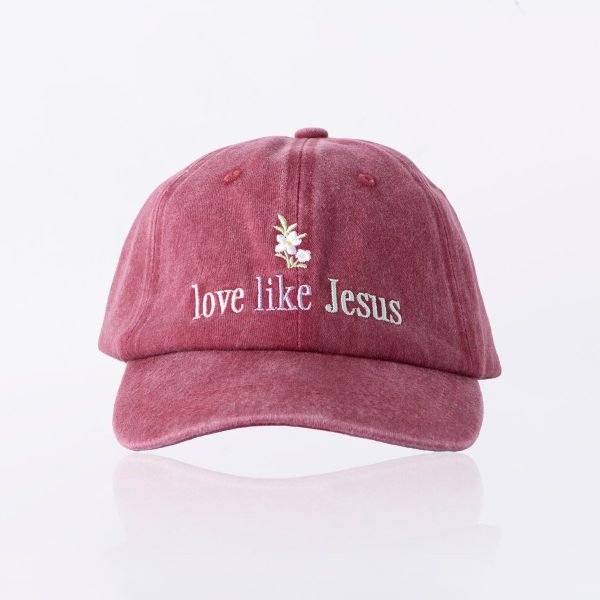 Love Like Jesus Floral Hat