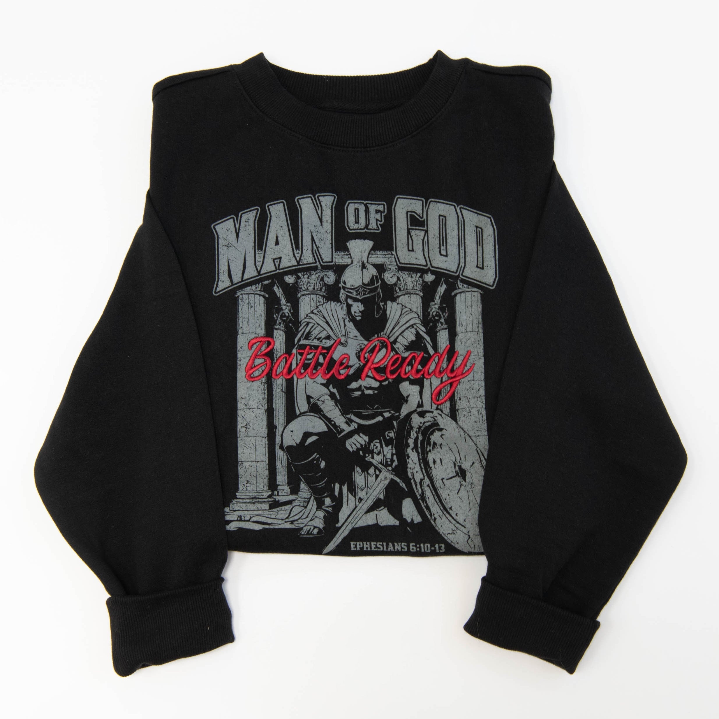Man of God Embroidered Crewneck Sweatshirt