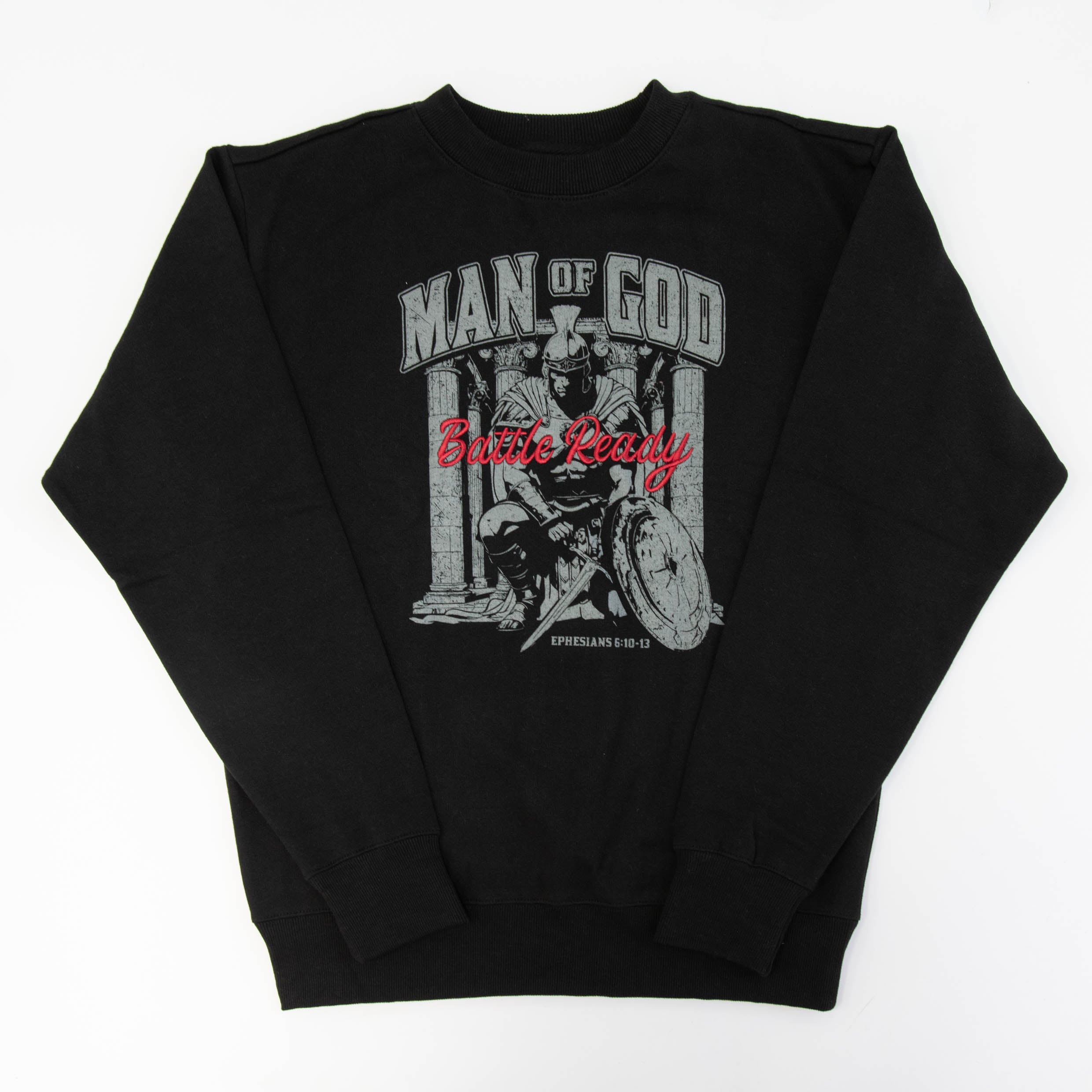 Man of God Embroidered Crewneck Sweatshirt - Image 2