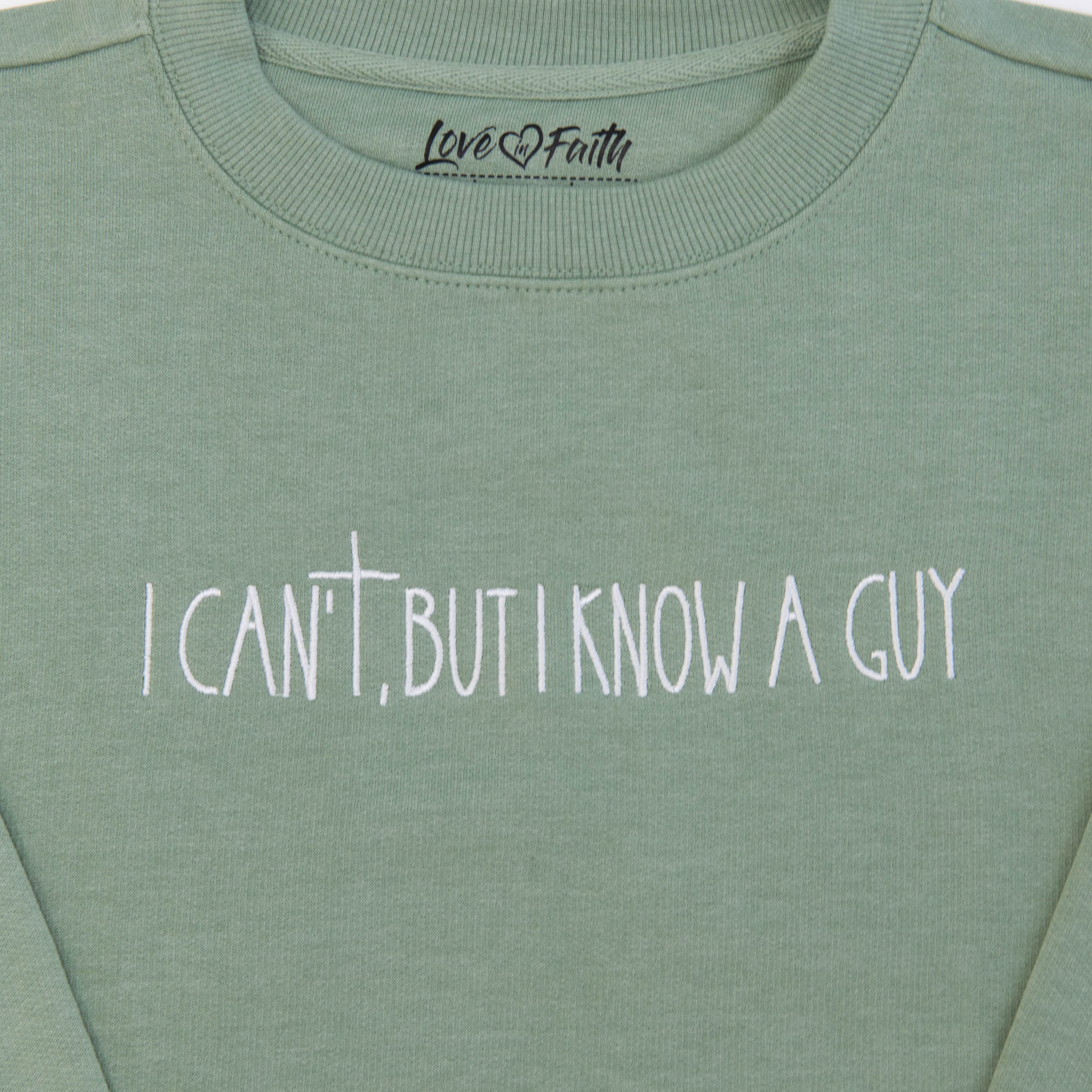 I Know a Guy Embroidered Crewneck Sweatshirt - Image 2