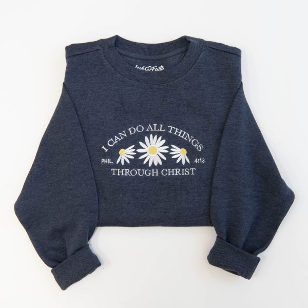 I Can Do All Things Embroidered Crewneck Sweatshirt