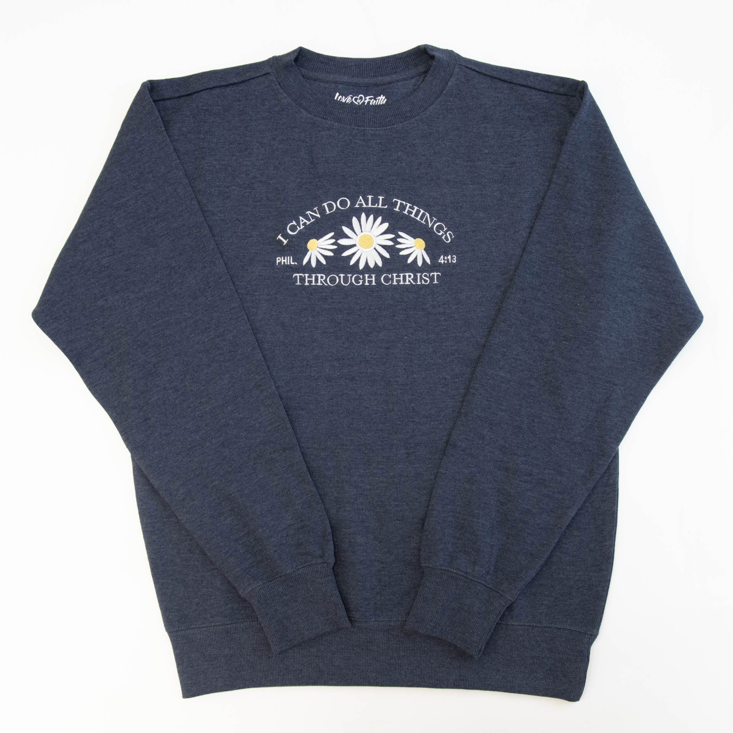 I Can Do All Things Embroidered Crewneck Sweatshirt - Image 3