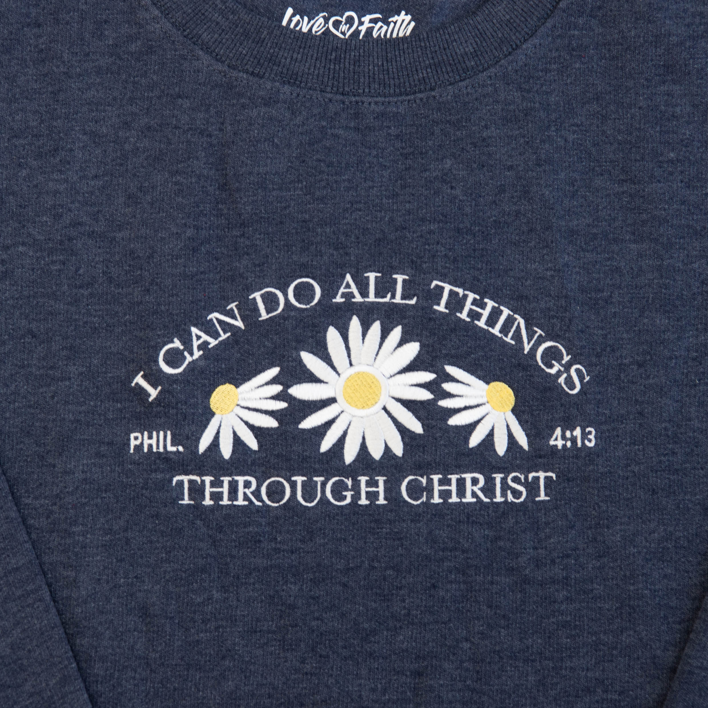 I Can Do All Things Embroidered Crewneck Sweatshirt - Image 2