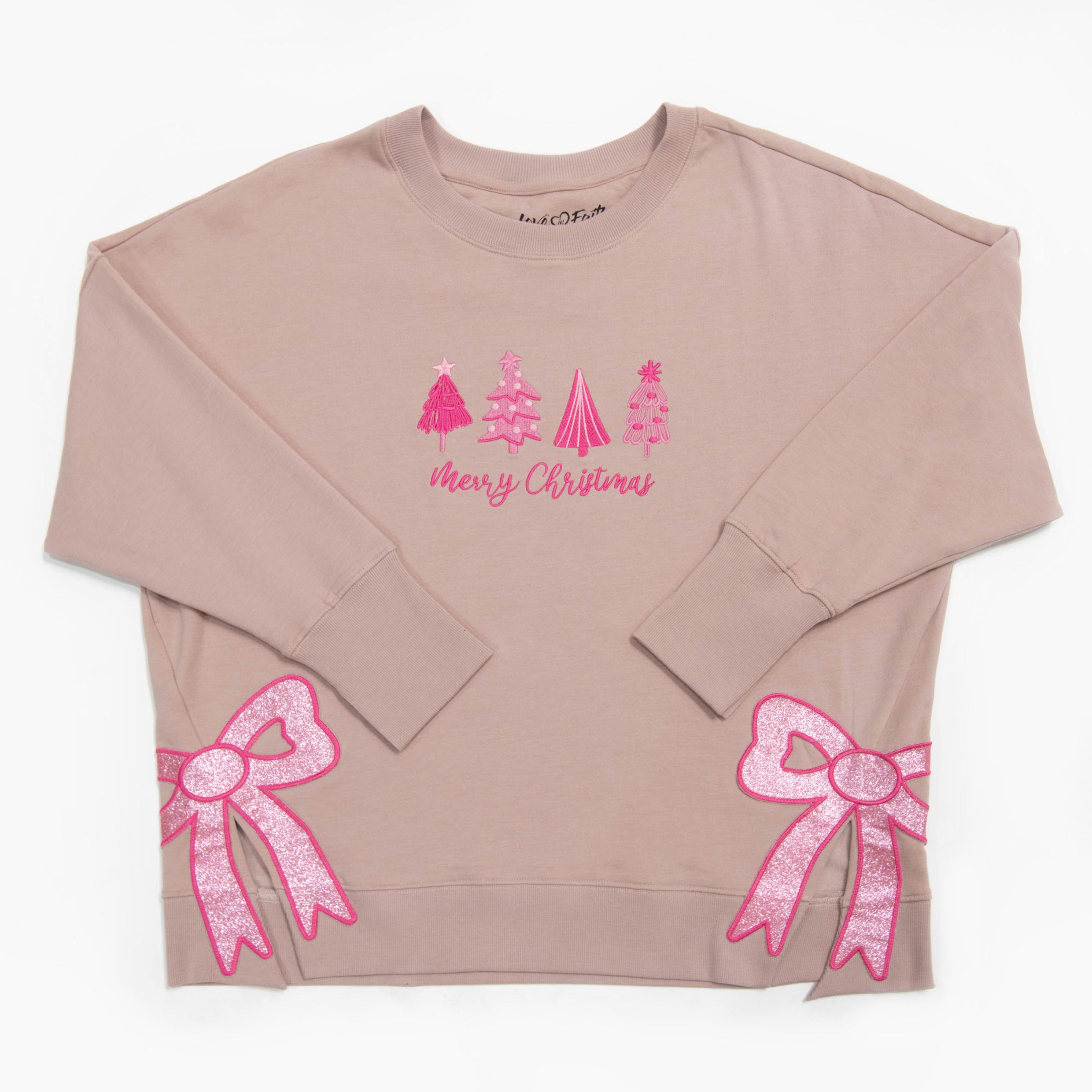 Merry Christmas Side Slit Crewneck Sweatshirt - Image 6
