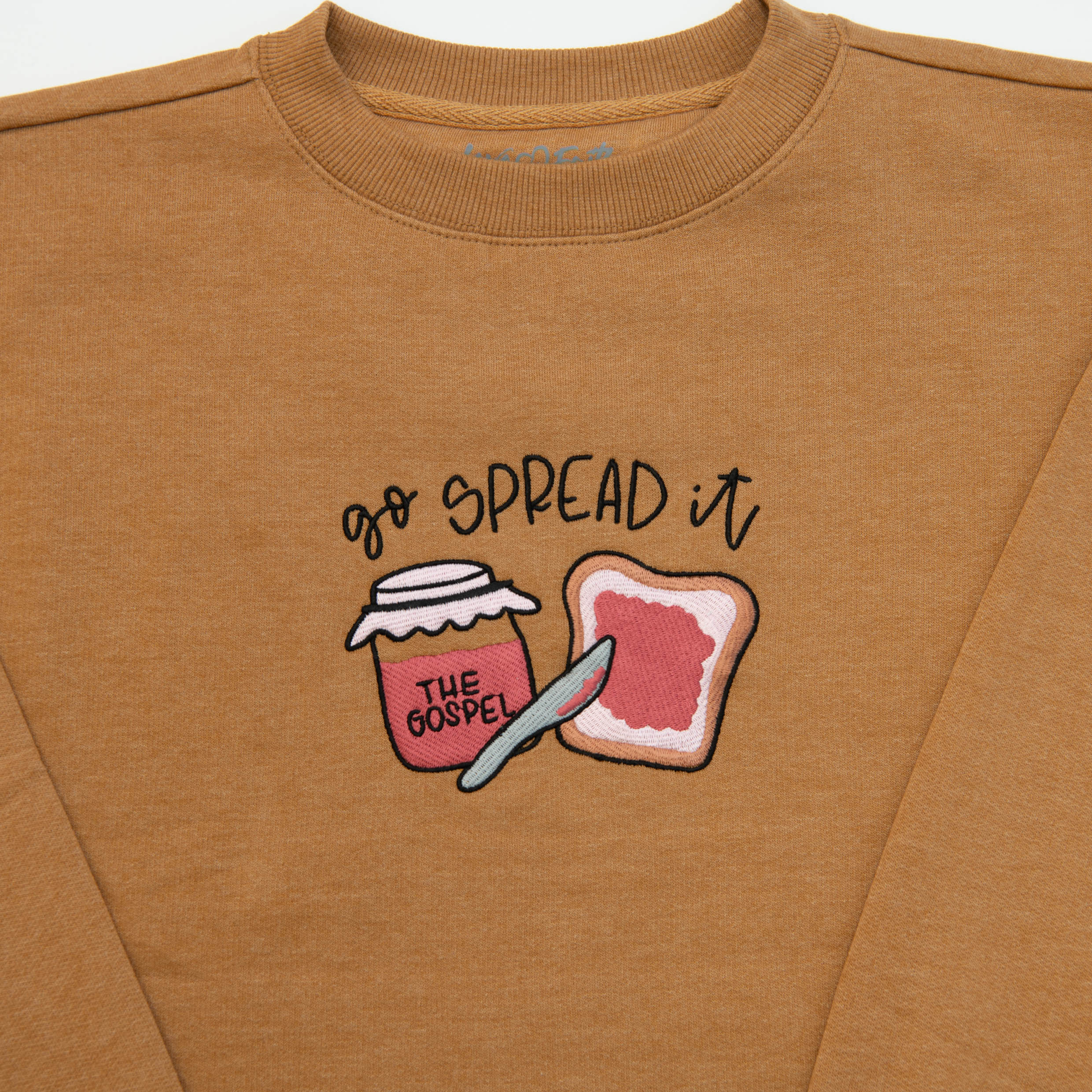 Go Spread It Embroidered Crewneck Sweatshirt - Image 3
