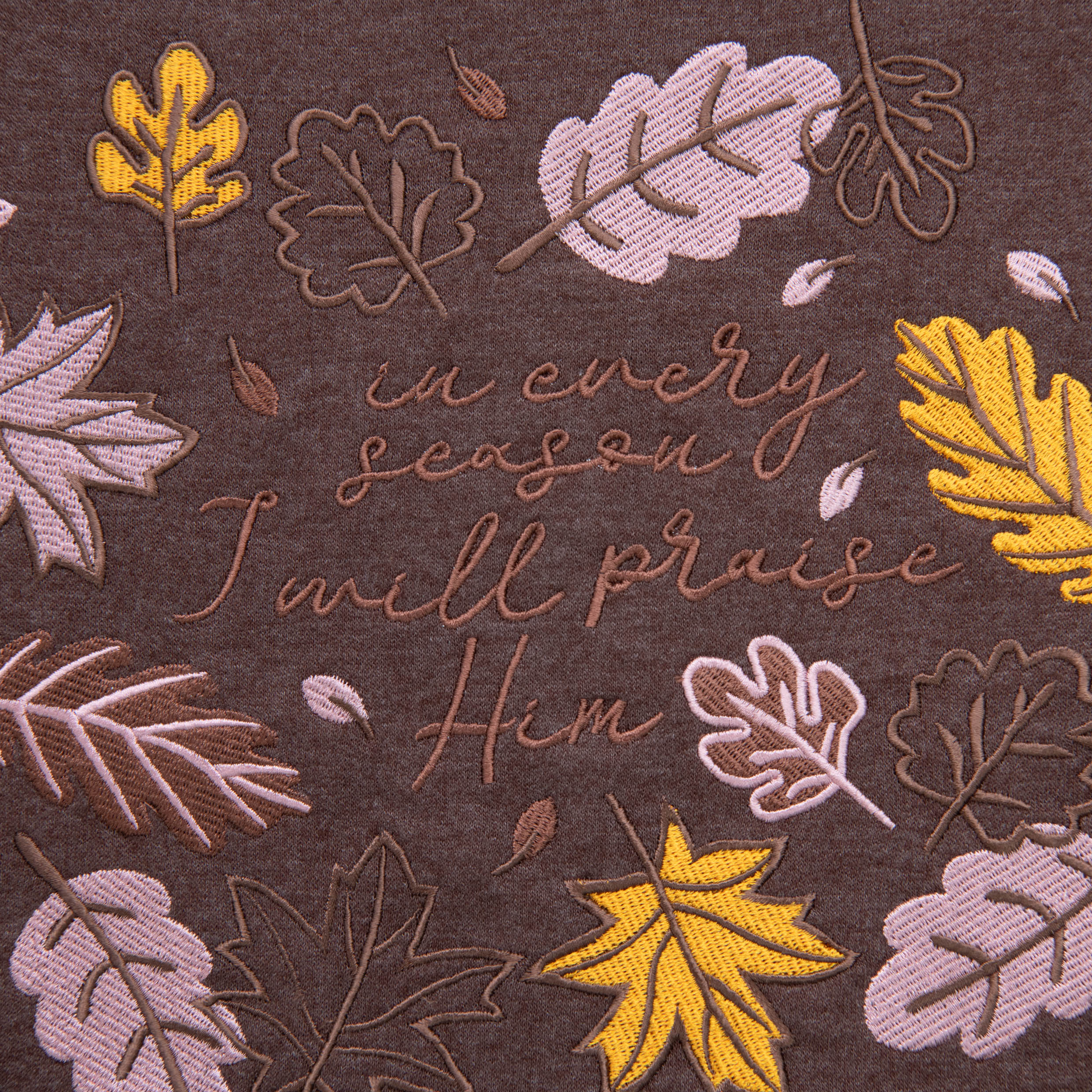 Embroidered I Will Praise Him Sweatshirt - Image 2