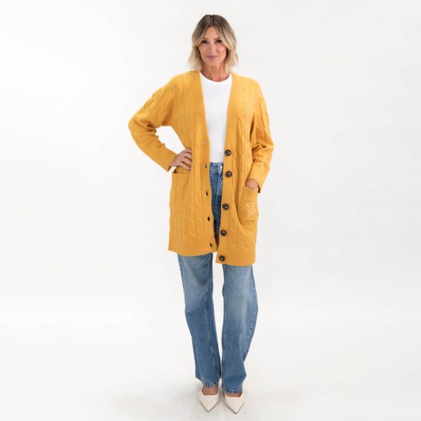 Stronger than the Storm Cable Knit Cardigan