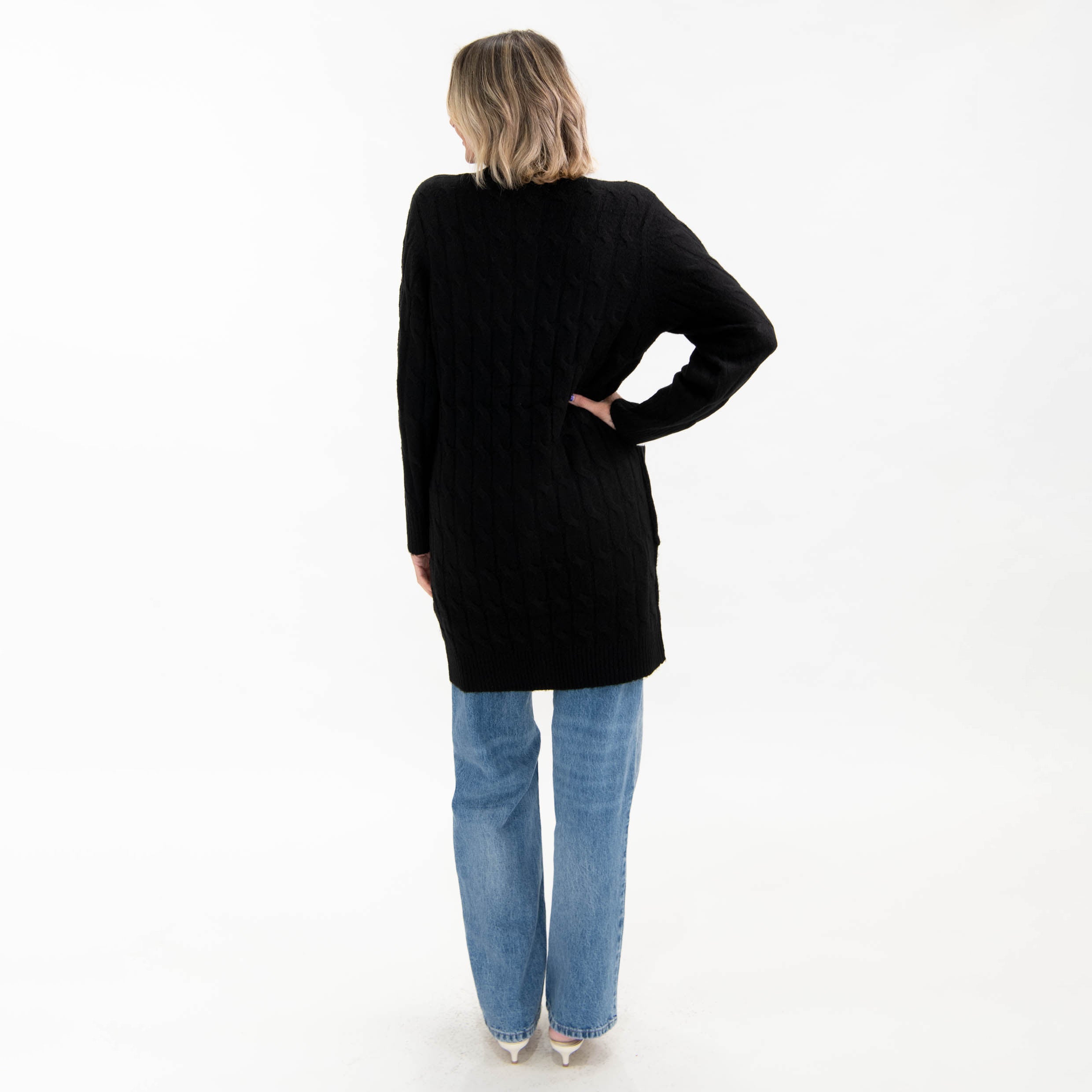 Amazing Grace Cable Knit Cardigan - Image 8