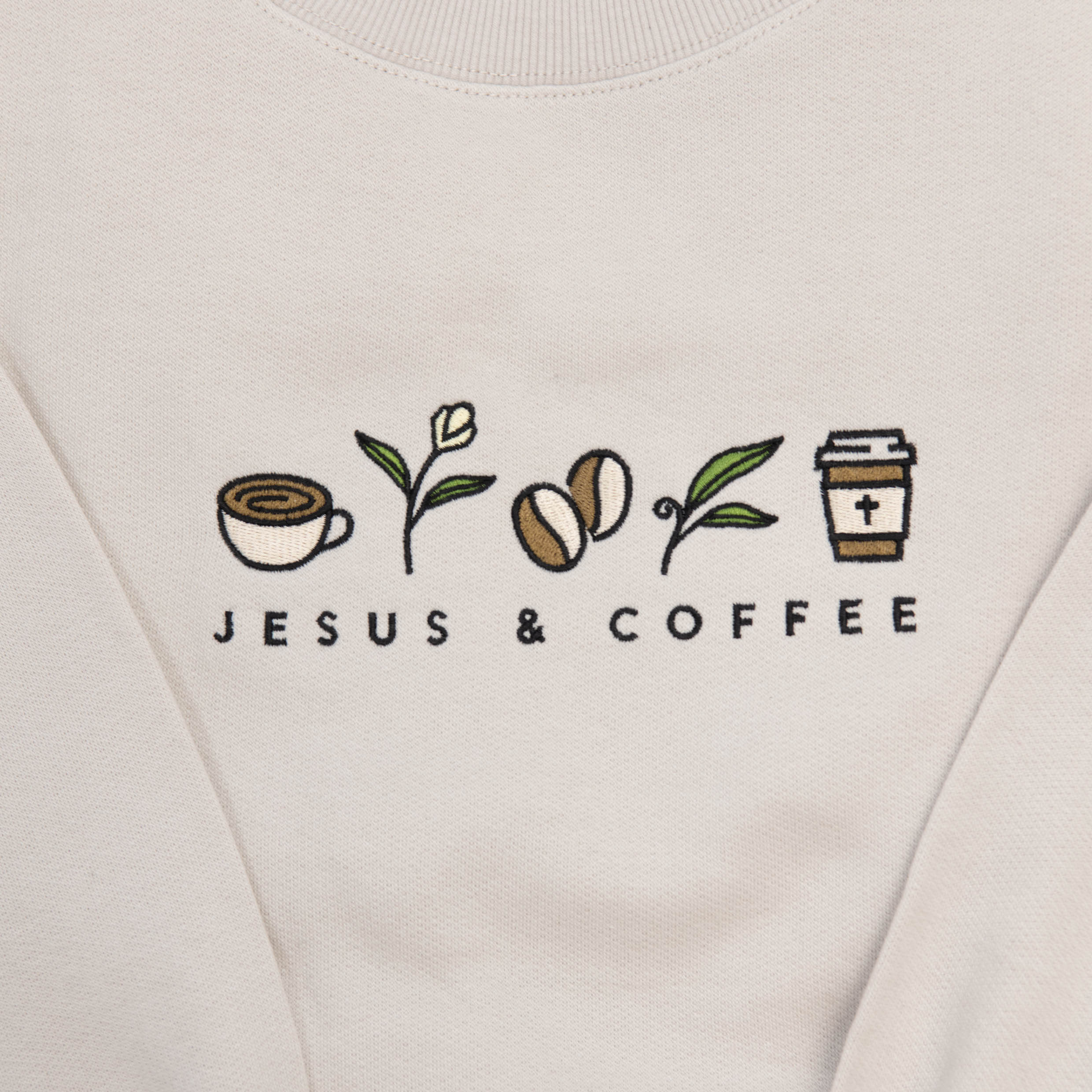 Jesus and Coffee Sweatshirt - Image 2