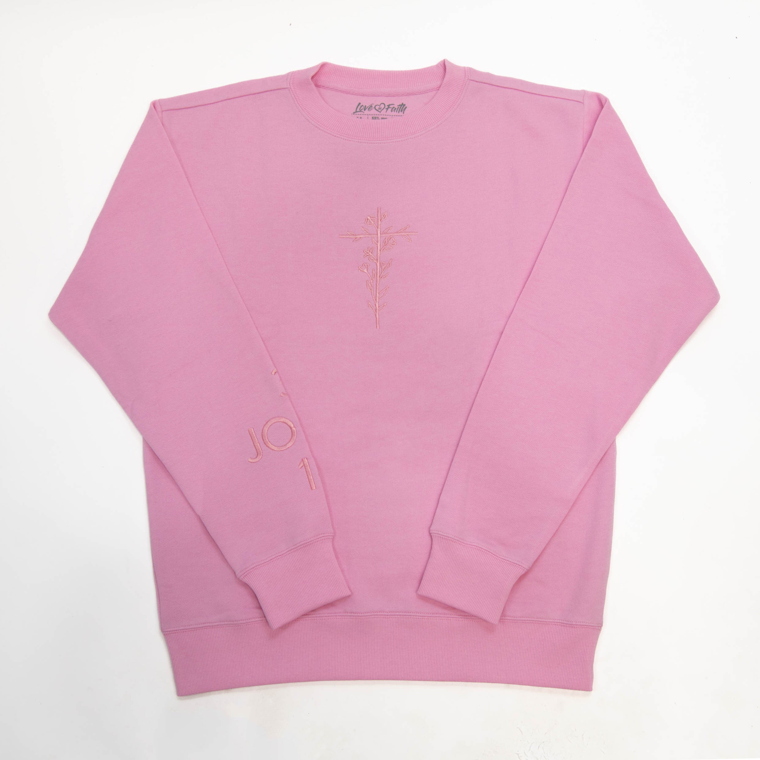 John 3:16 Embroidered Crewneck Sweatshirt - Image 3