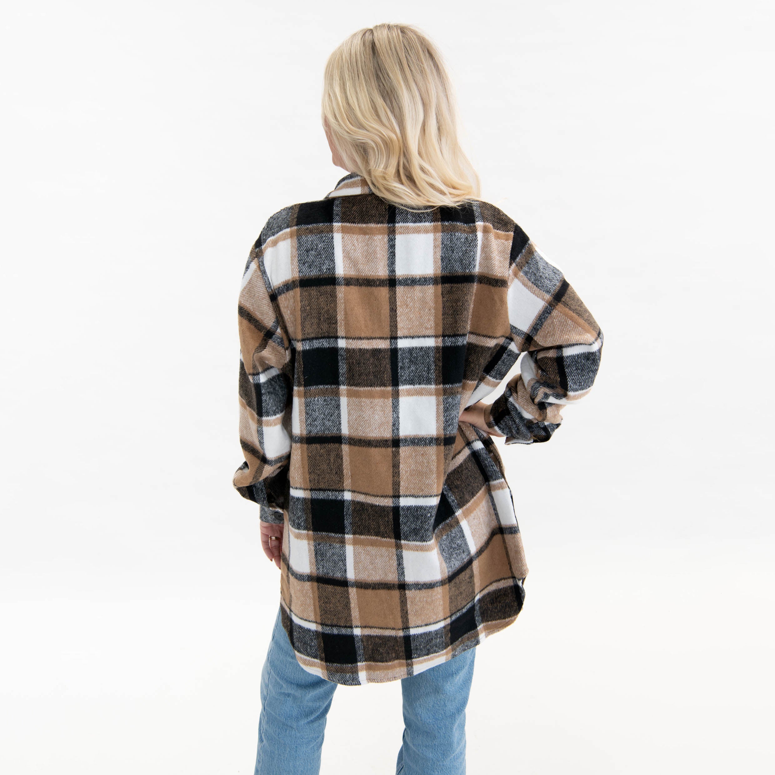 Faith Plaid Shacket - Image 4