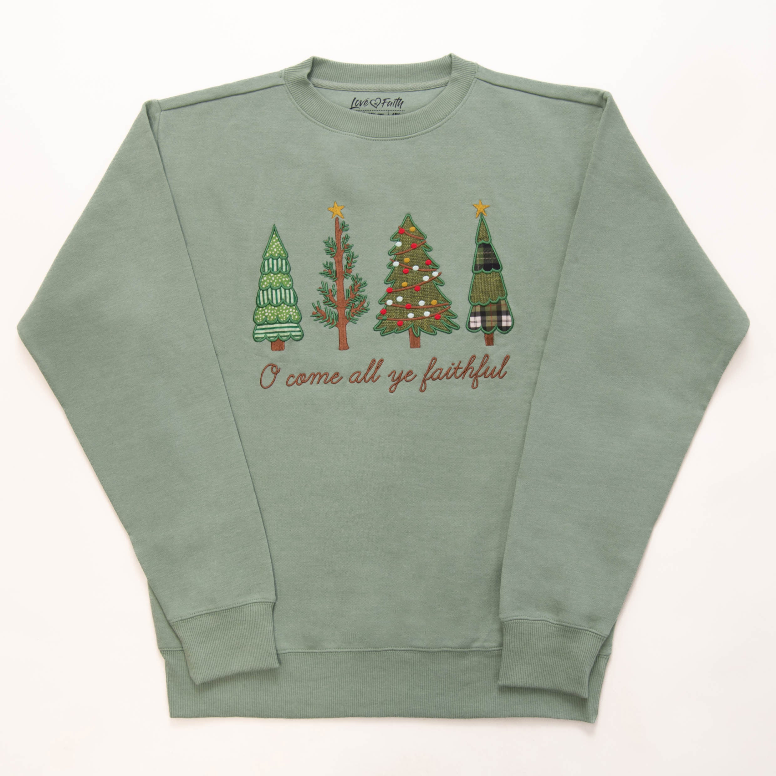 Embellished O Come All Ye Faithful Sweatshirt - Image 3