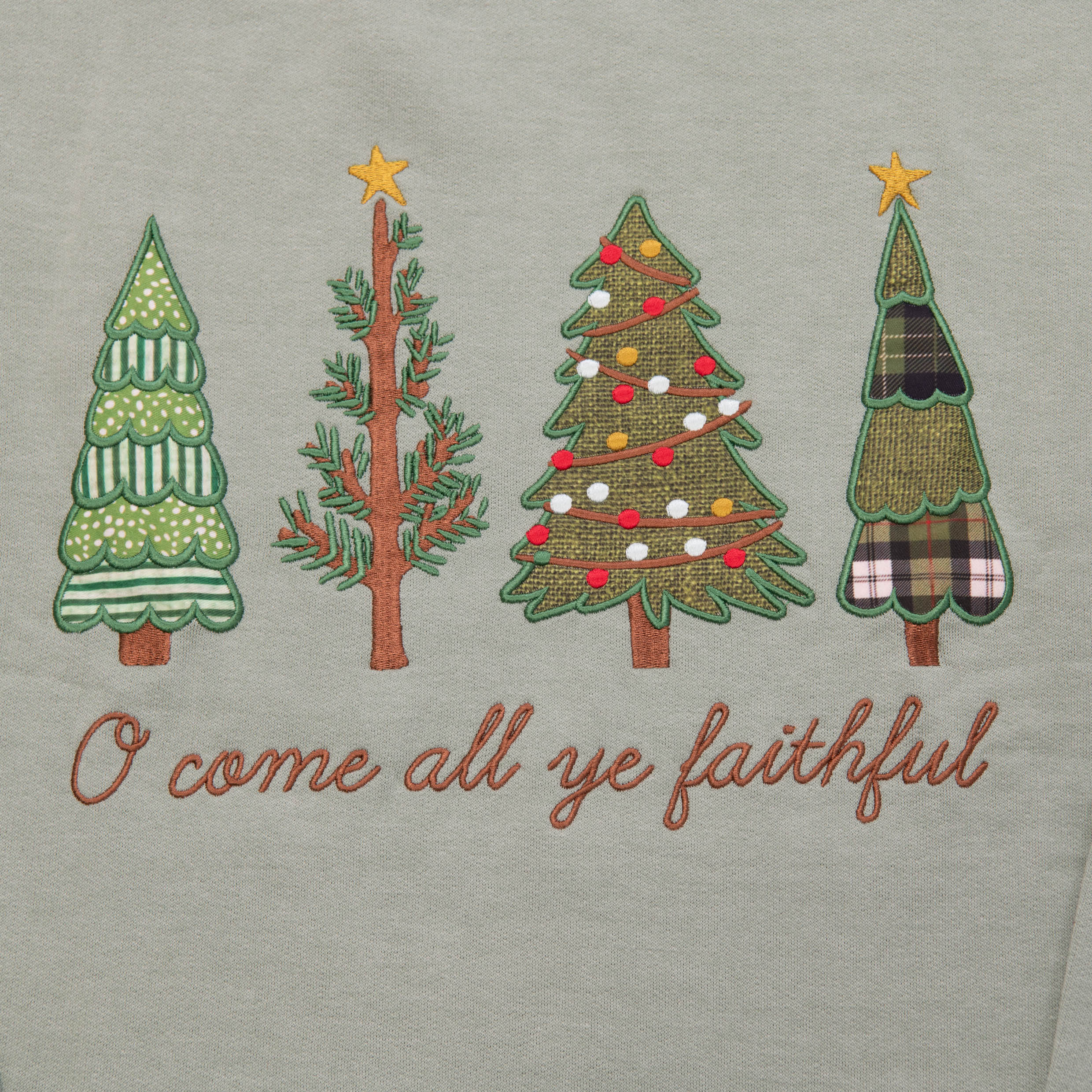 Embellished O Come All Ye Faithful Sweatshirt - Image 2
