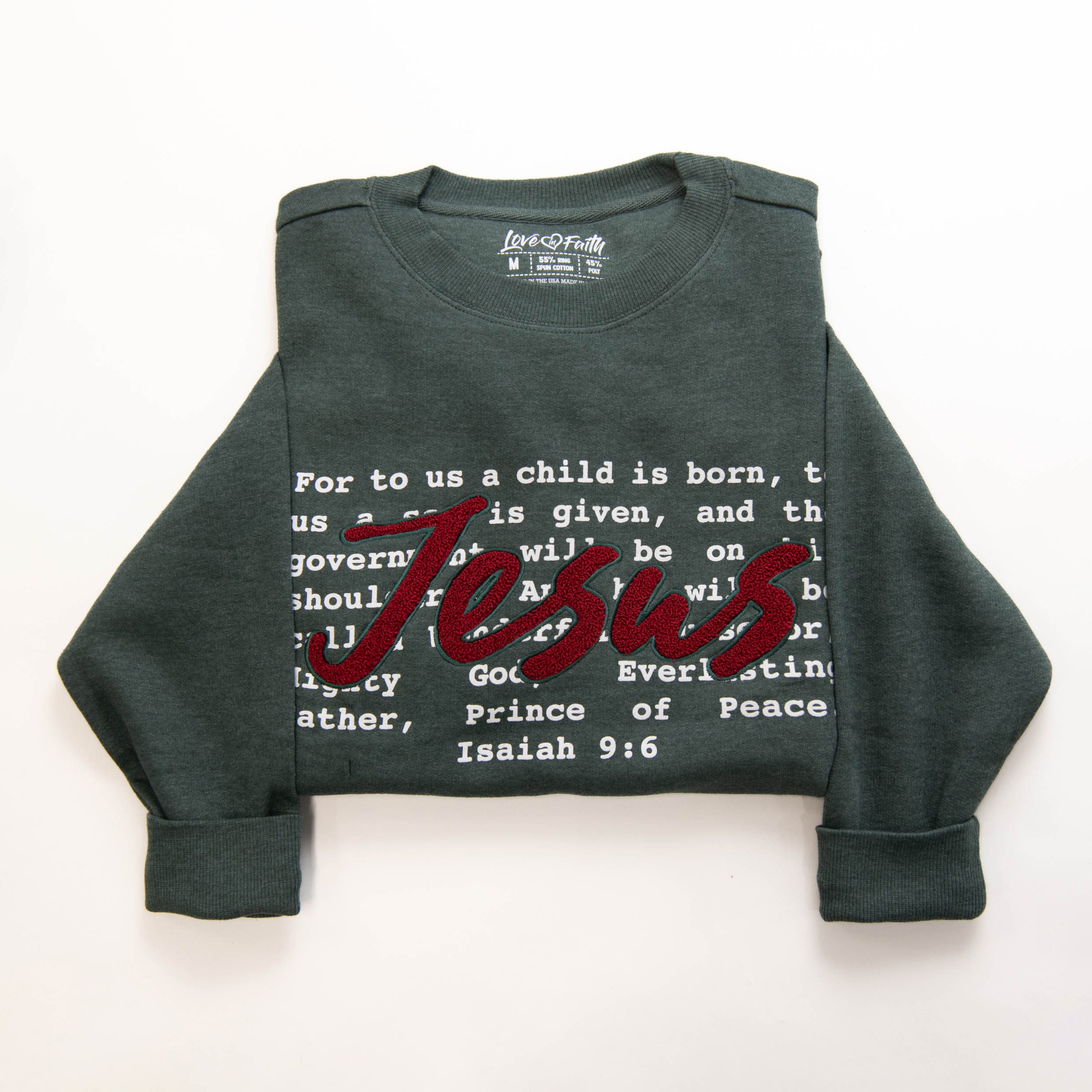 Jesus Embellished Sweatshirt