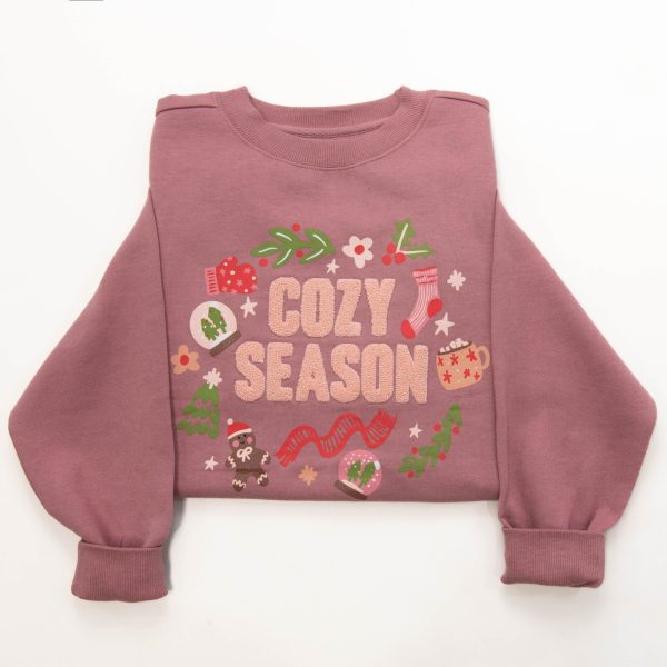 Embellished Cozy Season Sweatshirt