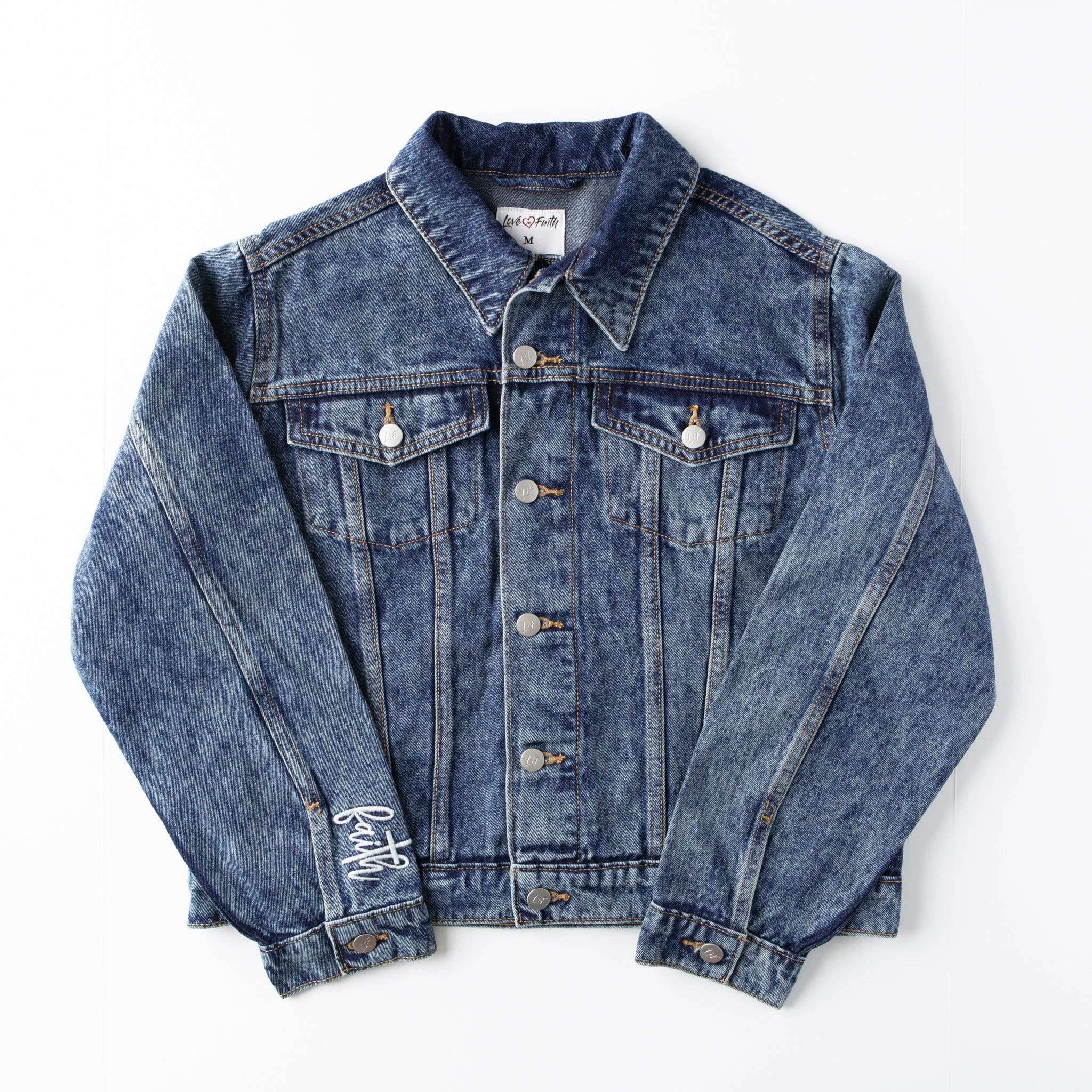 Vintage Washed Faith Denim Jacket