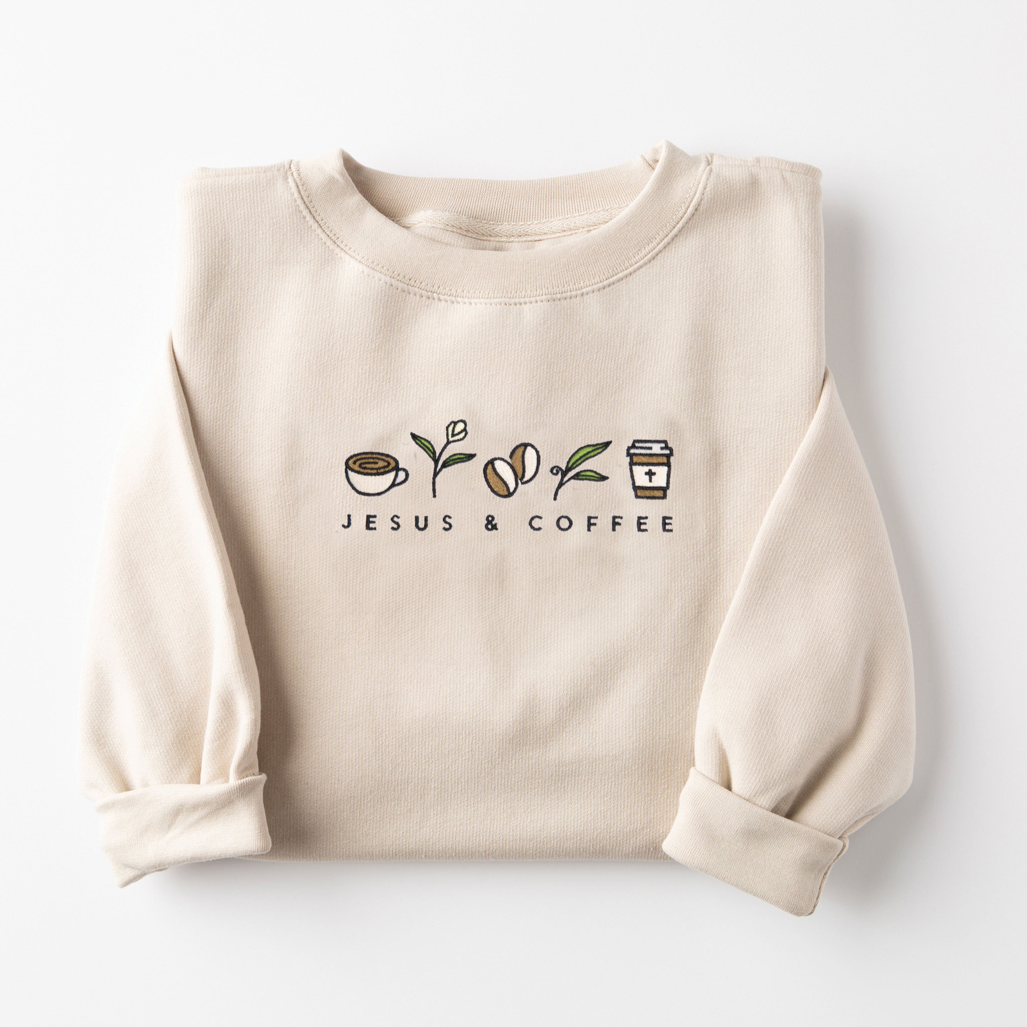 Jesus and Coffee Sweatshirt
